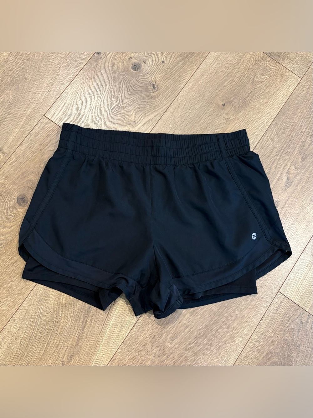 RBX Women's Black Athletic Activewear Pull On Shorts M Stretch Elastic Waist